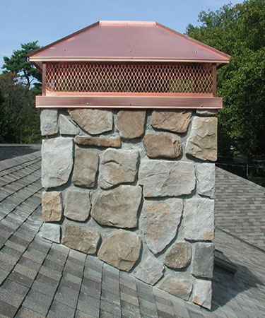 copper chimney cap