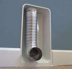 Stock photo of dryer box installed properly-Black Velvet Chimney Dryer box installed properly nice and clean looking
