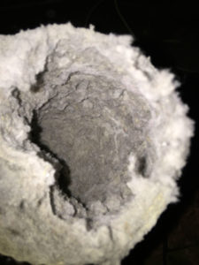 clogged dryer vents with lint