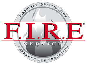 FIRE Logo (Fireplace Investigation Research and Education)-We are certified