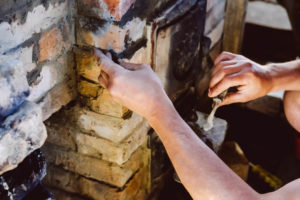 Tuckpointing, Brick Replacement - Mansfield TX - Black Velvet Chimney repairing old brick work